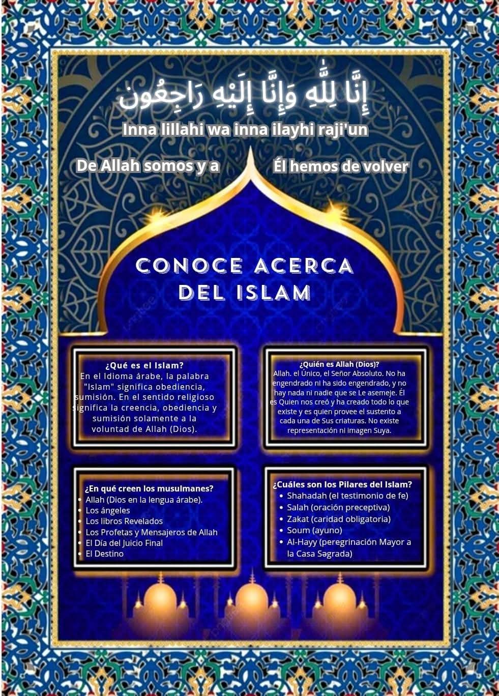 Conoce acerca del Islam